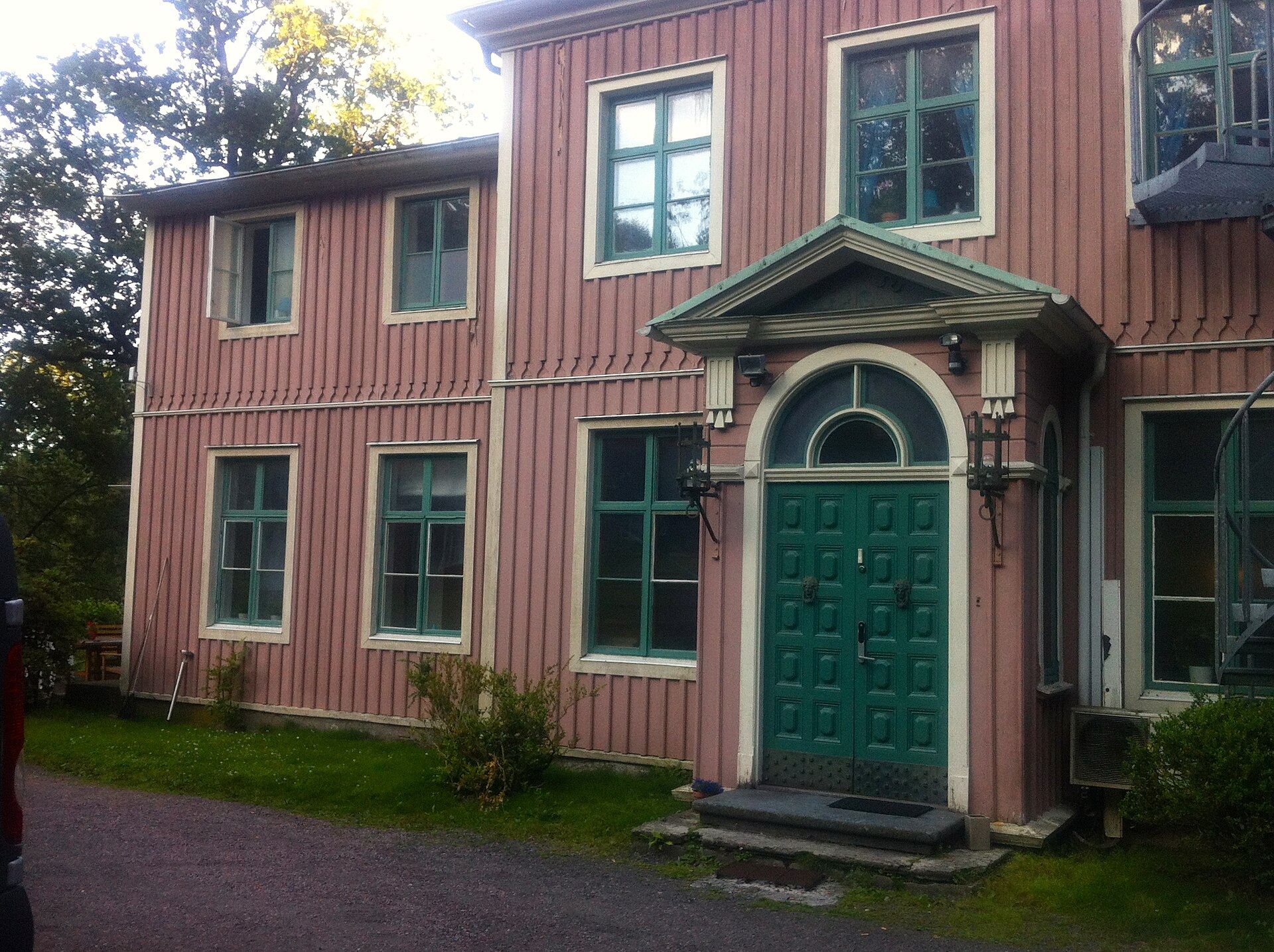 Renoverat hus utvändigt